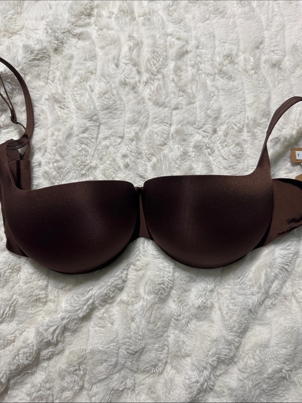 Skims Ultimate Balconette Push Up Bra 32DDD Cocoa NWT - Picture 3 of 7